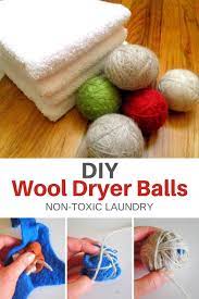 Diy Wool Dryer Balls Diy Wool Wool Dryer Balls Dryer Balls