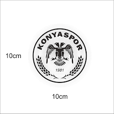 The most renewing collection of free logo vector. Konyaspor Emblem 10 X 10 Cm Hochleistungsfolie In Der Farbe Weiss Logo A159 Embleme Auto Motorrad