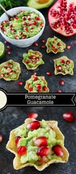 Pomegranate Guacamole Christmas Snack Nova Tasty Recipes Pomegranate Guacamole Christmas Snacks Guacamole