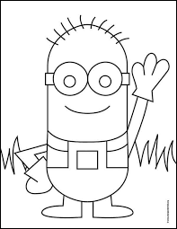 Print coloring page download pdf. How To Draw A Minion Art Projects For Kids