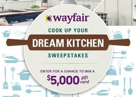 Food network's ultimate vegas getaway sweepstakes. Food Network 5 000 Wayfair Gift Card Sweepstakes Freebieshark Com