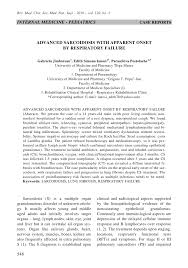 Petru maior universitatea de arta teatrala universitatea de medicina si farmacie mures dimitrie cantemir sapientia mures. Pdf Advanced Sarcoidosis With Apparent Onset By Respiratory Failure