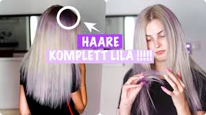 meine haare sind lila geworden vlog youtube