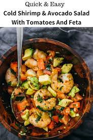 The key to perfect shrimp is steeping them in hot water, rather than boiling them, which ensures that they're. This Cold Shrimp And Avocado Salad Can Be Made Ahead Of Time So You Can Enjoy A Gourmet Lunch On The Go Keto Recipes Easy Shrimp Avocado Salad Recipes