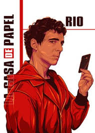 La casa de papel (canale), su youtube. La Casa De Papel Rio Poster By Arbenz Patiag Displate