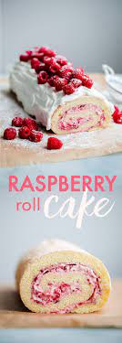Raspberry Roll Cake Recipe Roll Cake Cake Roll Recipes Cake Roll