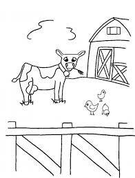 Dibujo Granja Para Colorear