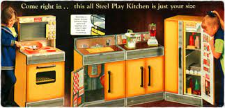 We love everything from the worn fading to the antique label. Toy Kitchen Sets Catalogues 1960 S 1980 S Retro Musings
