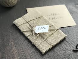 Romantic, rustic elegant lace parchment and burlap wedding invitation for calamigos ranch wedding. Burlap Wrap Wedding Invitation With Twine Creative Custom Prints By Tabitha