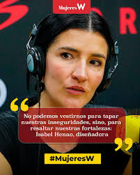 MujeresW 📸 Isabel Henao (@isabel.henao), la gran diseñadora colombiana,  pasó por los micrófonos de Mujeres W para contar su historia. Recordó su  época de modelo, su primera pasarela, reconoció el trabajo de