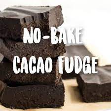 Cacao Fudge Cacao Powder Recipe Fudge Recipes Vegan Fudge