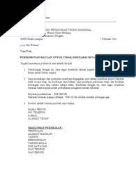 Contoh surat pernyataan hubungan keluarga yang baik dan benar. Contoh Surat Rayuan Senarai Hitam Ptptn