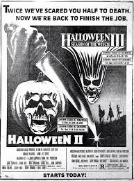Halloween 2 3 Season Of The Witch Newspaper Add Halloween Film All Horror Movies Slasher Movies