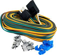 Use a simple 4 way flat connector to power your 2 light trailer lights or use a custom vehicle specific trailer wiring harness. Amazon Com Attwood 7621 7 All In One Complete Boat Trailer 25 Foot Wiring Kit With Quick Connectors And Attachment Clips Sports Outdoors