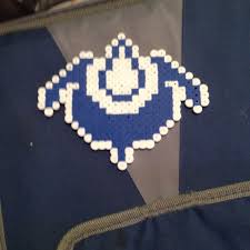 Fire emblem pattern grid size: Fire Emblem Awakening S Logo In Hama Beads Perler Creations Beading Patterns Hama Beads