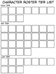 Sunday Vs Magazine Character Roster Template By Saganess11 On Deviantart