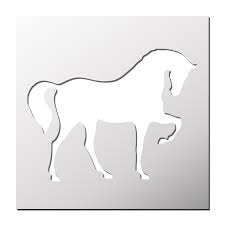 pochoir deco cheval a imprimer silhouette coloriage voiture de course