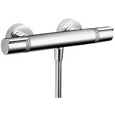 Hansgrohe crometta s showerpipe 240 1jet with thermostatic shower mixer shower system consists of: Hansgrohe Versostat Exposed Thermostatic Mixer Shower Valve Fixed Chrome Thermostatic Shower Valves Screwfix Com