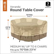 Wfx Utility Veranda Patio Dining Set Cover Patio Furniture Covers Round Table Chairs Set Cover