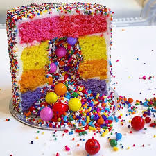 We love to create one of a kind designs for you child's birthday party and realistic looking for the perfect birthday cake within or near nyc? The Sprinkle Explosion Cake Is Breaking The Internet Sonoma Magazine