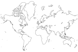 Blank Map Of The World Coloring Page Free Printable Coloring Pages World Map Outline World Map Coloring Page World Map Printable