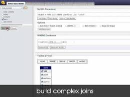 In This Tour Of Myquerybuilder Com We Will Introduce You To The Select Query Builder A Drag N Drop Interface For Buildi How To Introduce Yourself Query Sql