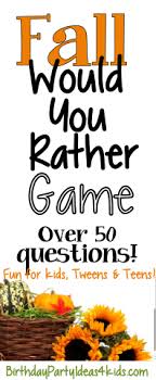 Find a dead body or be a witness to a deadly assault? Fall Would You Rather Game