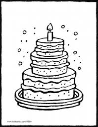 Große Torte Mit Einer Kerze Kiddimalseite