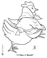 Cliparts drawings silhouettes cliparts coloring pages icons all images. Fairy Tales Little Red Hen Coloring Pages