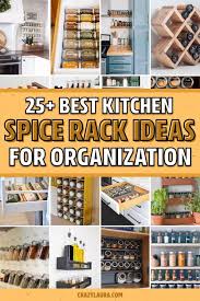 These spice organizers with easy and functional designs will certainly give you quick access to any spices you need for whipping up a. 28 Best Spice Rack Organization Ideas For 2020 Crazy Laura