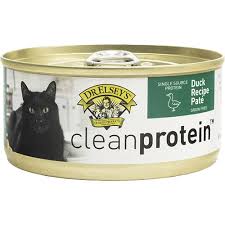 Elsey's goal is to provide products that help cats live happier healthier lives. Dr Elsey S Cleanprotein Duck Recipe Grain Free Canned Cat Food 5 5 Oz Case Of 24 Chewy Com