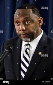 Mississippi Department of Corrections Commissioner Chris Epps briefed  reporters