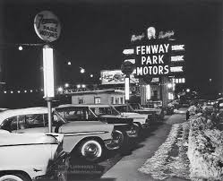 fenway park motors boston cool old cars old pictures old gas stations fenway park motors boston cool old