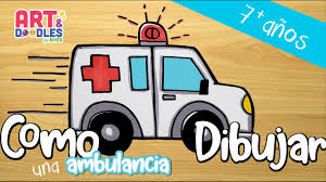 Rombos de la cruz roja para tropa. Como Dibujar Una Ambulancia 21 De Febrero Dia De La Cruz Roja Mexicana Youtube