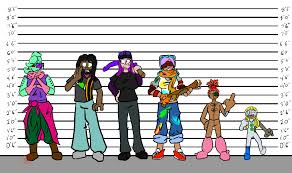 miscellaneous characters height chart 1 weasyl