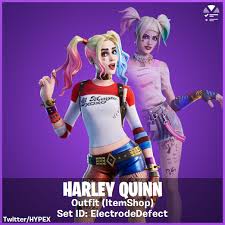 The harley quinn skin is part of the gotham set, and also comes with its own set of challenges. New Fortnite Harley Quinn Skin Images And Valentine S Day Cosmetics Leaked Dot Esports