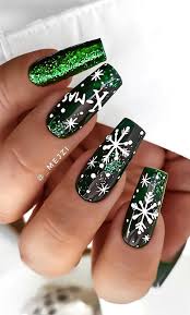 Nash + pino nail polish in eat your veggies. 25 Christmas Nails 2020 Green Christmas Nails
