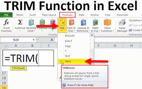 Trim In Excel Formula Examples How To Use Excel Trim Function