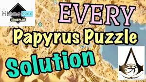 Papyrus Puzzles - Assassin'S Creed Origins Guide - Ign