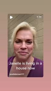 @tlc #sisterwivestiktok #sisterwives #janellebrownsisterwives #janellebrown  Janelle is living in a house. It looks like an older house. She doesn’t  mention Koodie, but she thanks her son.