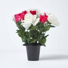 Delivery anywhere in the uk. Artificial Flowers For Graves Artificial Grave Flowers