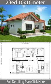 Home Design Plan 10x16m With 2 Bedrooms Home Plans Affordable House Plans Architectural House Plans House Plan Gallery