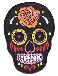 Malvorlagen vögel zum ausdrucken online. Aufnaher Mexiko Totenkopf Wakapu Wear