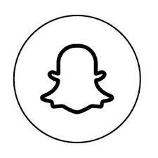 Snapchat Logo Vector Line Drawing Svg Snapchat Logo Snapchat Icon App Icon
