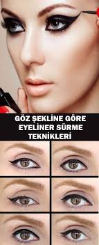 Goz Sekline Gore Eyeliner Surme Teknikleri Ekline Eyeliner Gore Goz Ekline Eyeliner Gore Goz Hafifmakyaj Makyaj M Eyeliner Goz Kalemi Makyaj