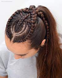 La Imagen Puede Contener Una O Varias Personas Y Primer Plano Hair Styles Braided Hairstyles Braids For Long Hair