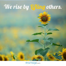 Are you surrounded by friends that help to lift you up? Positive Quotes We Rise By Lifting Others