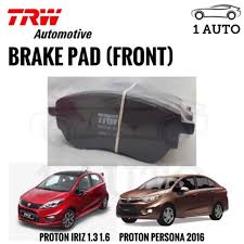 Check spelling or type a new query. Proton Iriz Persona Vvt Front Disc Brake Pads Oro Trw Brand Shopee Malaysia