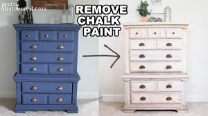 Because chalky surface can scratch more easily, protect your paint job. Whitewash Wood Furniture Remove Chalk Paint On Wood Furniture Youtube