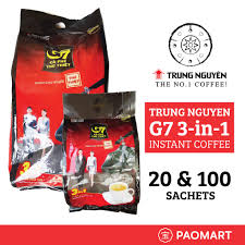 If you're too cheap to buy a coffee maker and you love your morning java, instant coffee might be the way to go. Trung Nguyen Instant Coffee G7 3 In 1 Vietnam Shopee Philippines